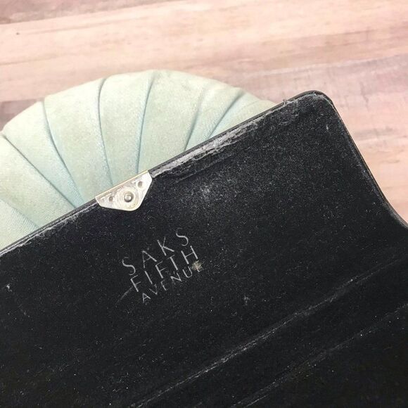 Vintage Black Saks Fifth Avenue Hard Shell Glasses Case - Picture 8 of 15